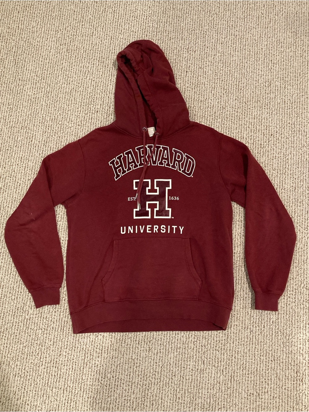 University Maroon Hoodie Sweatshirt